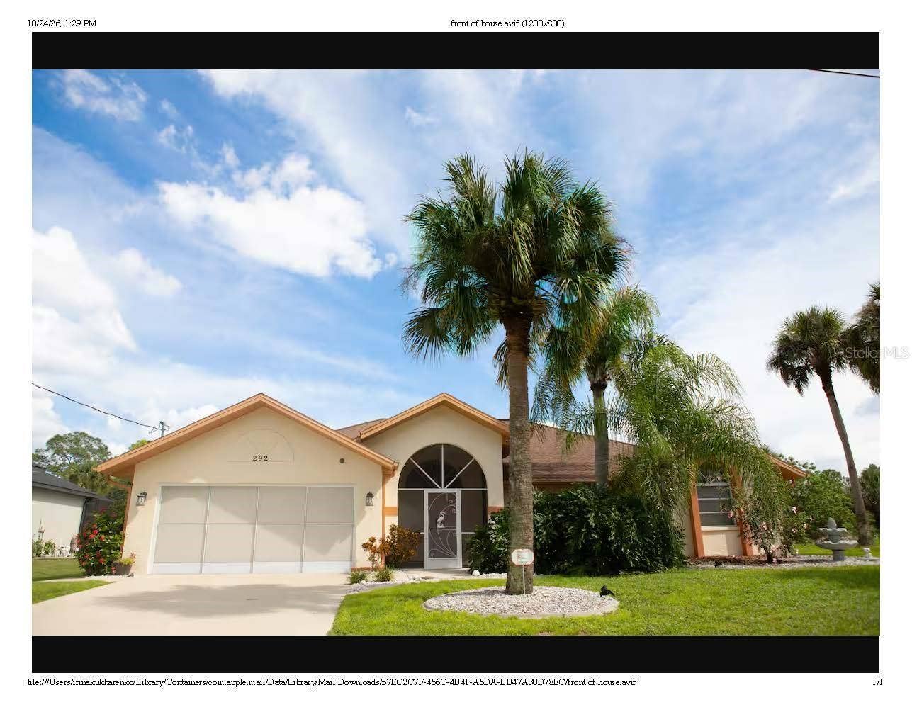292 MCCABE STREET, Port Charlotte, FL 33953 292 MCCABE STREET, Port Charlotte, FL 33953