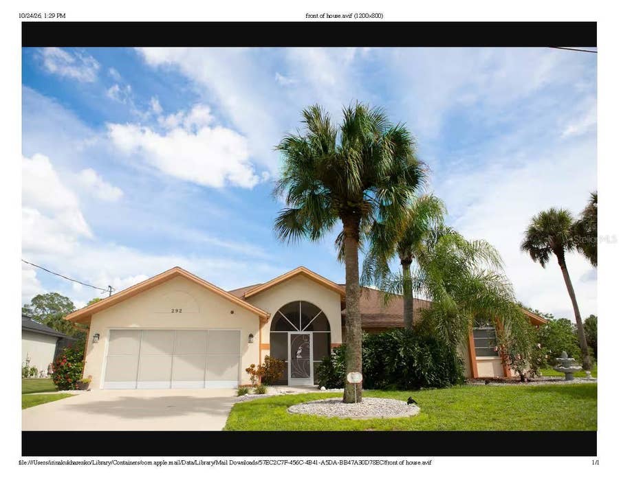 Property photo for 292 MCCABE STREET, Port Charlotte, FL