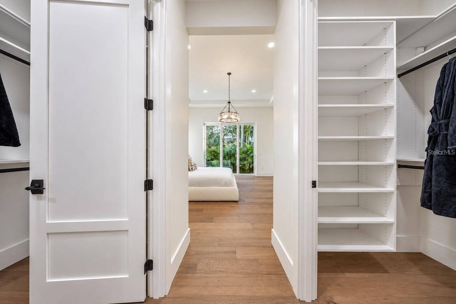 His and hers closets