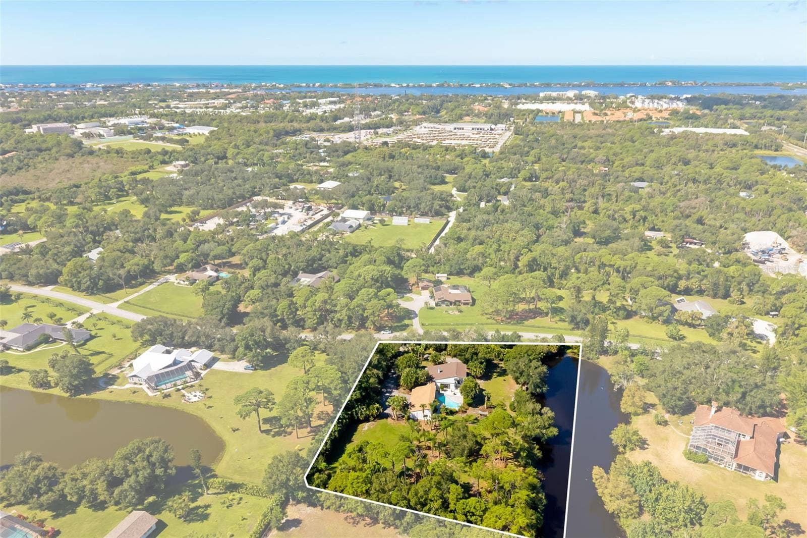 403 LONGBOW TRAIL, Osprey, FL 34229 TWO ACRES that close to the Gulf