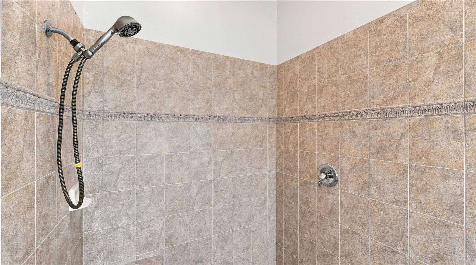 Primary Bathroom separate Shower Stall