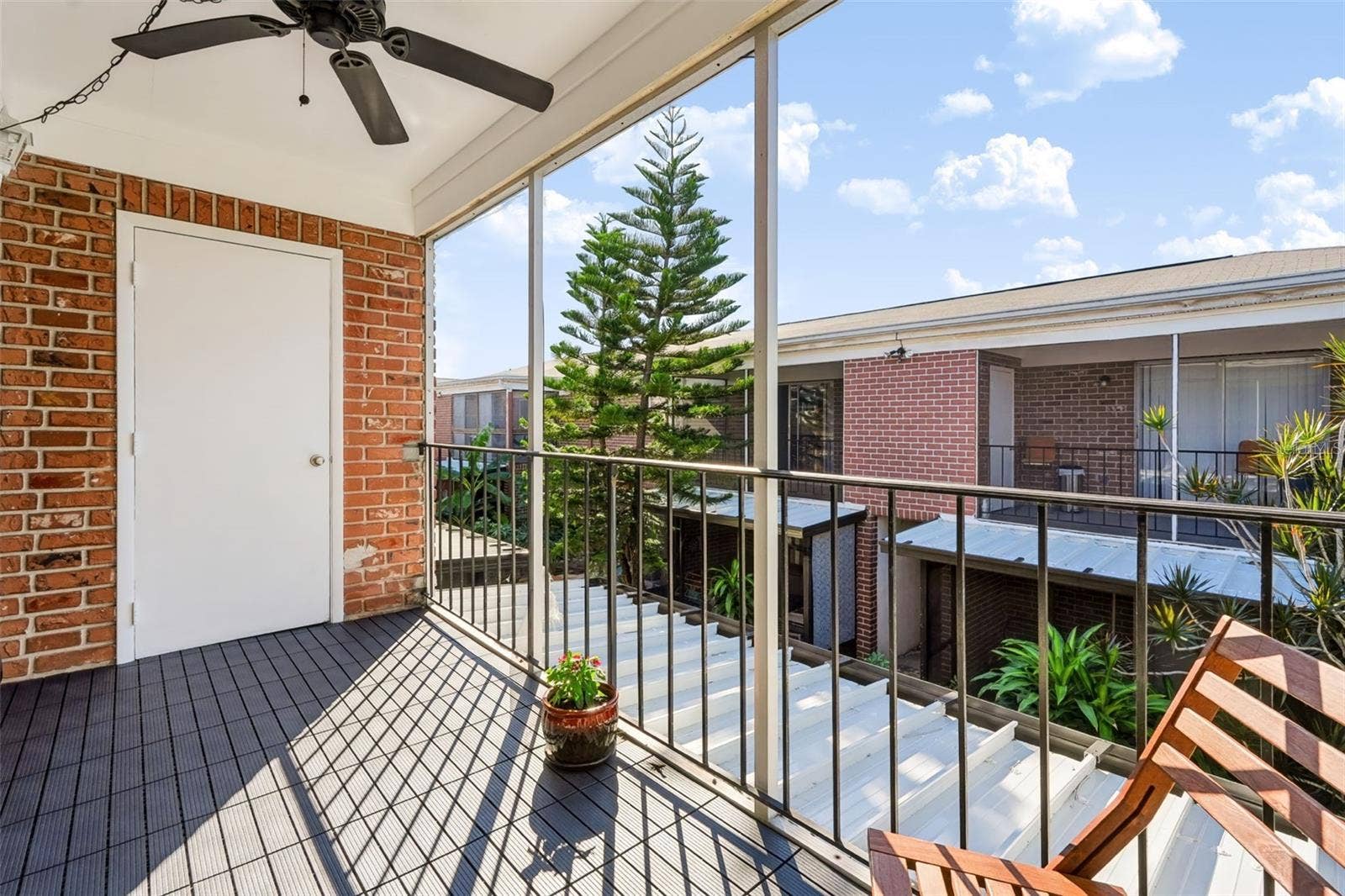 1162 84TH TERRACE N, #D, St Petersburg, FL 33702 Balcony/Storage