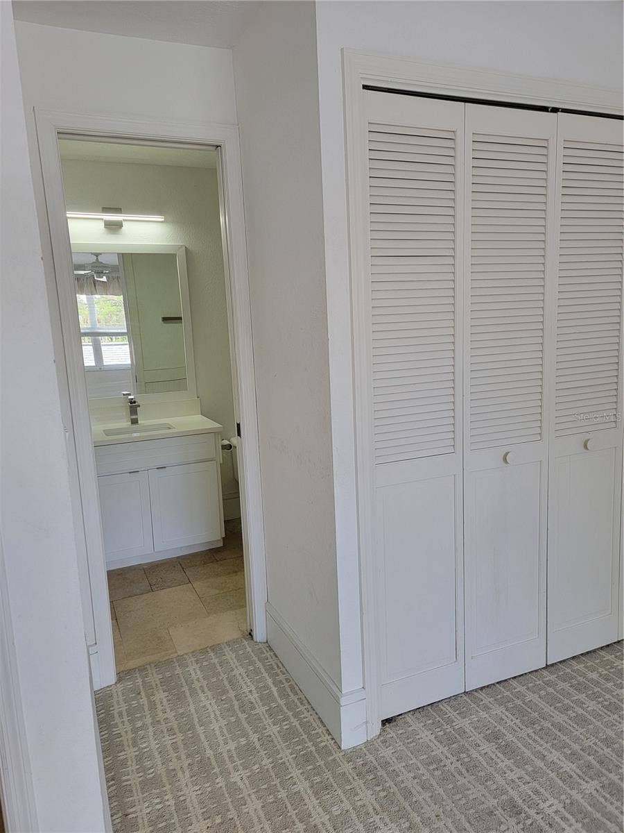 With Jack and Jill entrance to the second bathroom