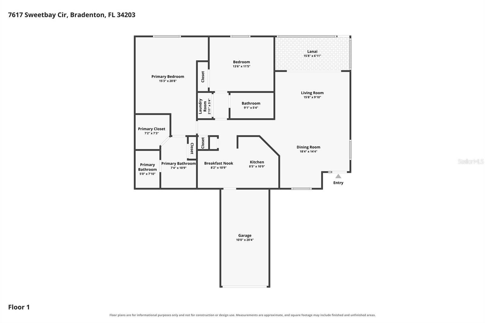 7617 SWEETBAY CIRCLE, Bradenton, FL 34203 7617 SWEETBAY CIRCLE, Bradenton, FL 34203