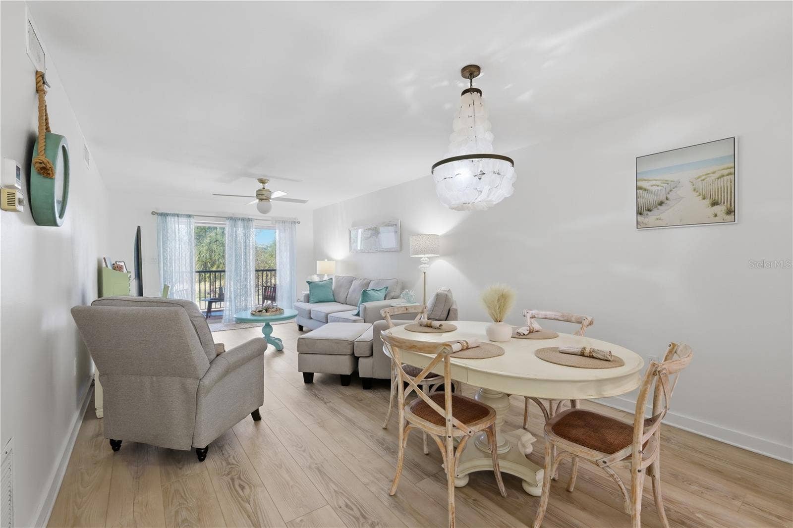 4307 GULF DRIVE, #206, Holmes Beach, FL 34217 Living Room / Dining Room combo