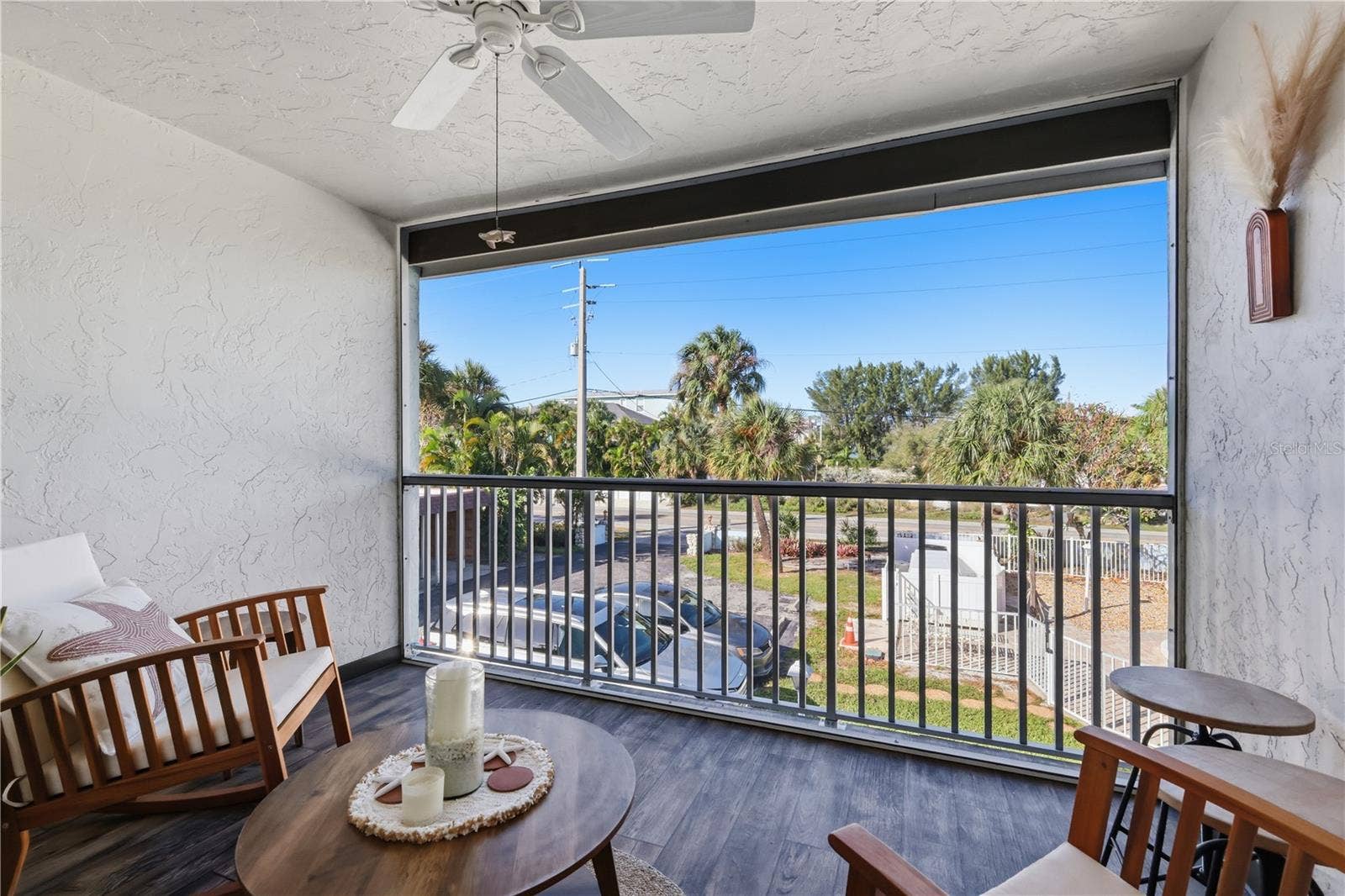 4307 GULF DRIVE, #206, Holmes Beach, FL 34217 Lanai for watching those stunning sunset colors in the sky.