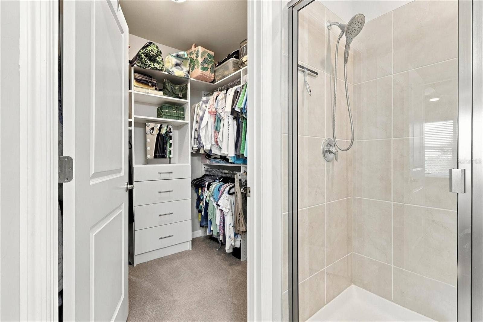 1468 REMINGTON TRACE DRIVE, Port Charlotte, FL 33953 Primary Walk In Closet, Upgraded closet organizer