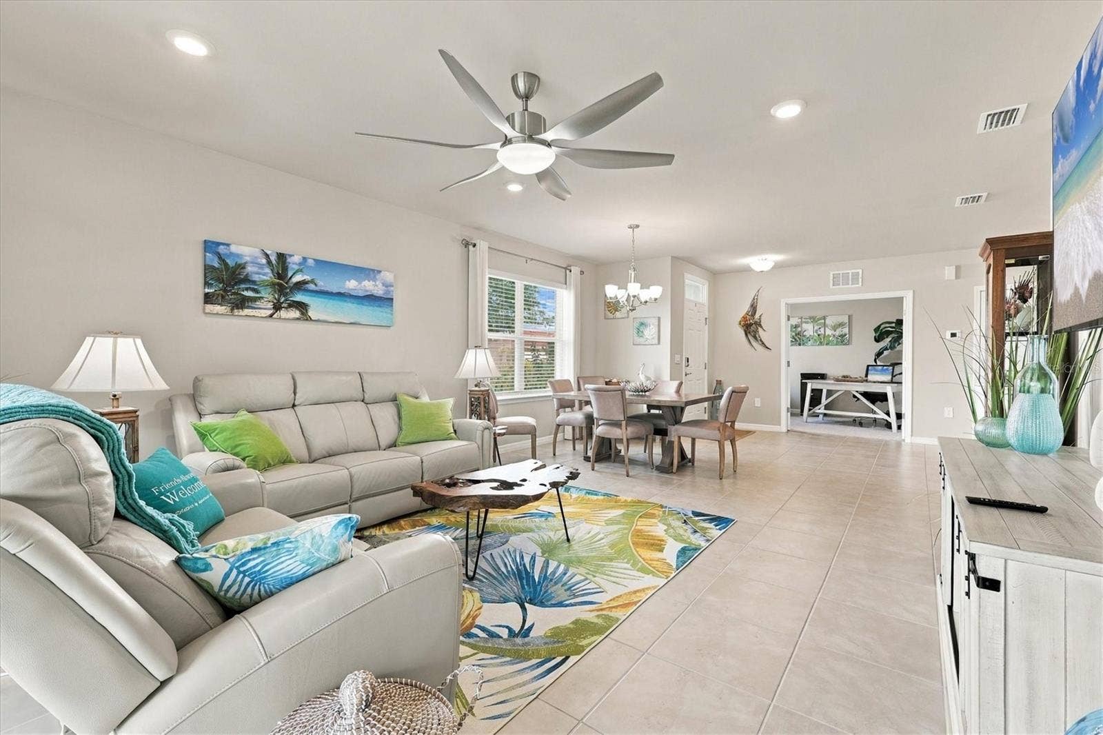 1468 REMINGTON TRACE DRIVE, Port Charlotte, FL 33953 Open Floor Plan, Living room and Dining