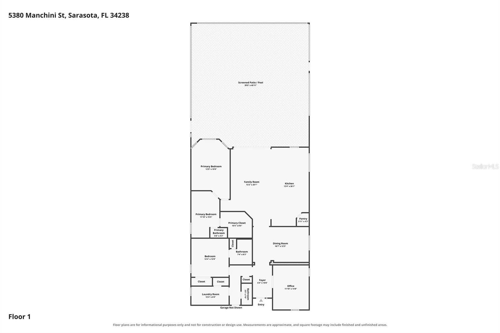 5380 MANCHINI STREET, Sarasota, FL 34238