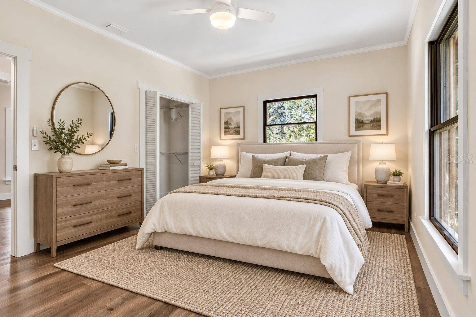 16418 WINBURN DRIVE, Sarasota, FL 34240 Virtually Staged Primary Bedroom