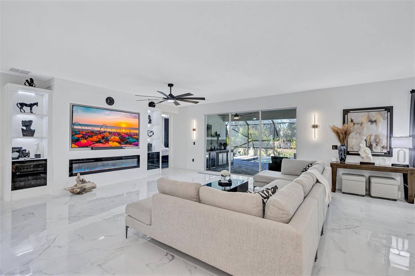 Custom TV Wall