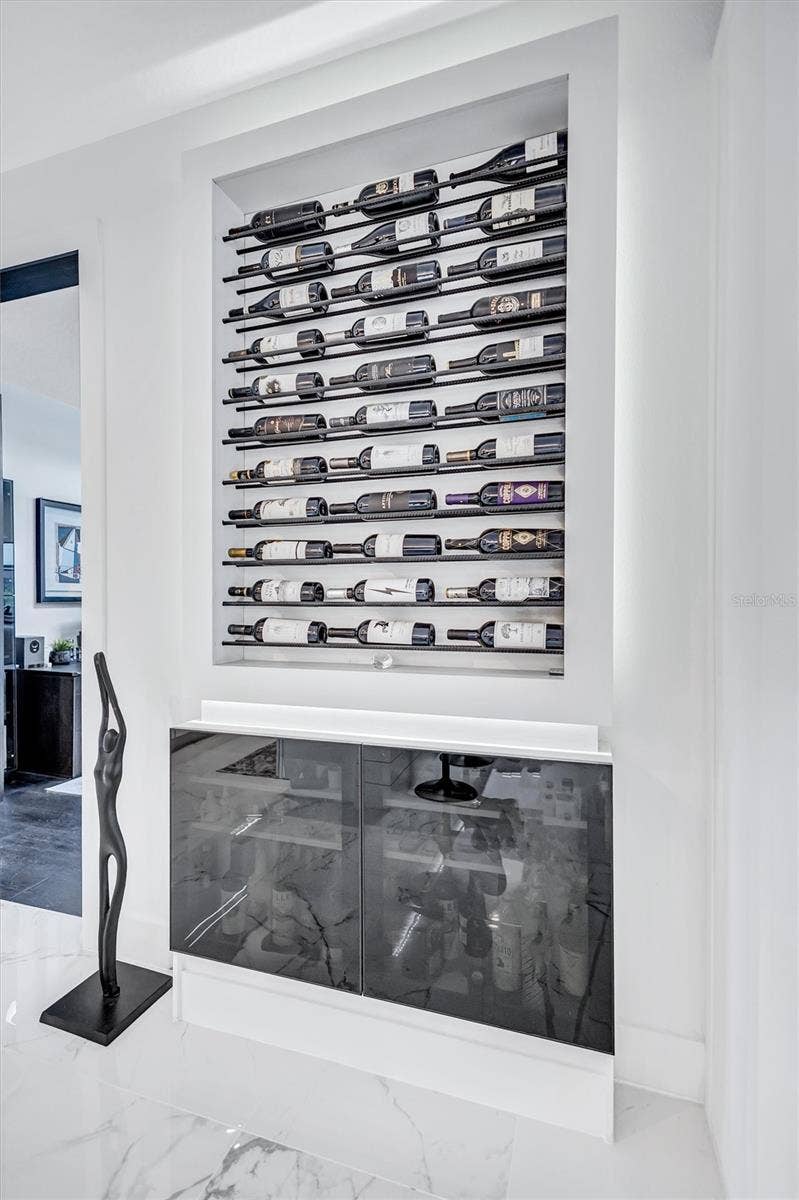 Custom Wine Display and Cabinet!