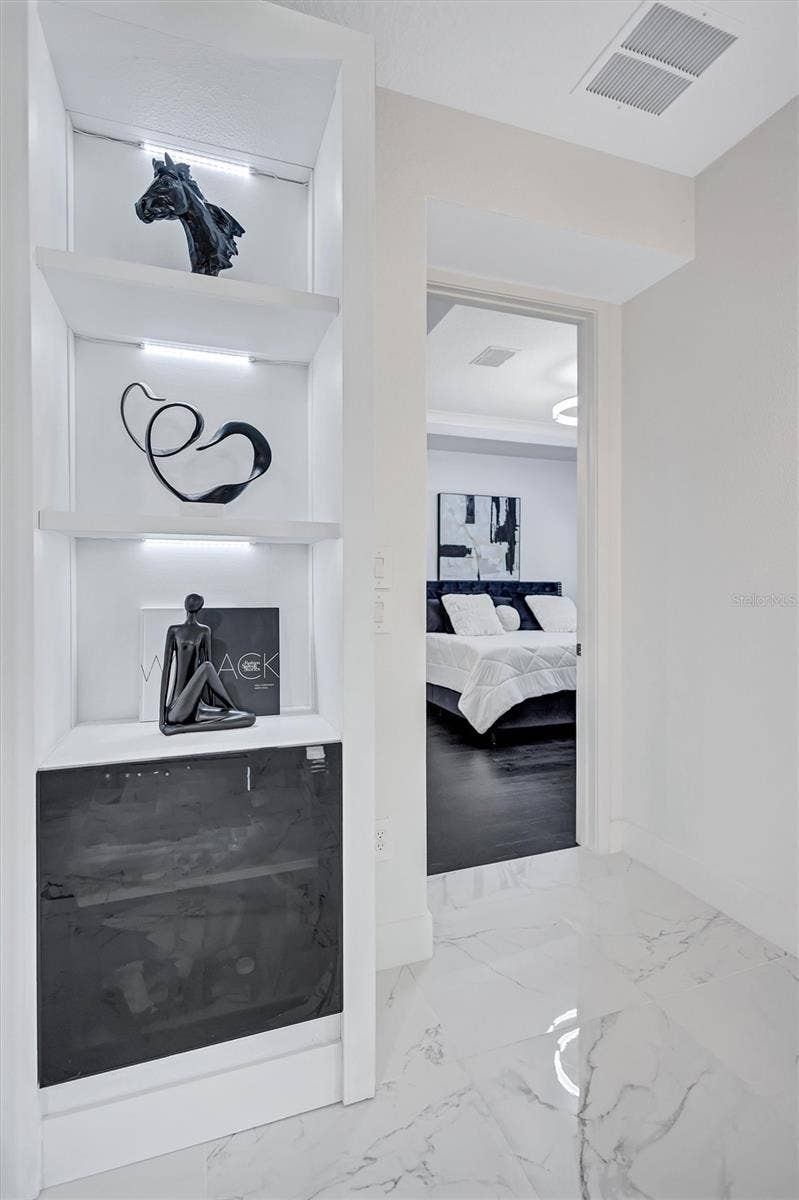 Custom built ins in Family Room -