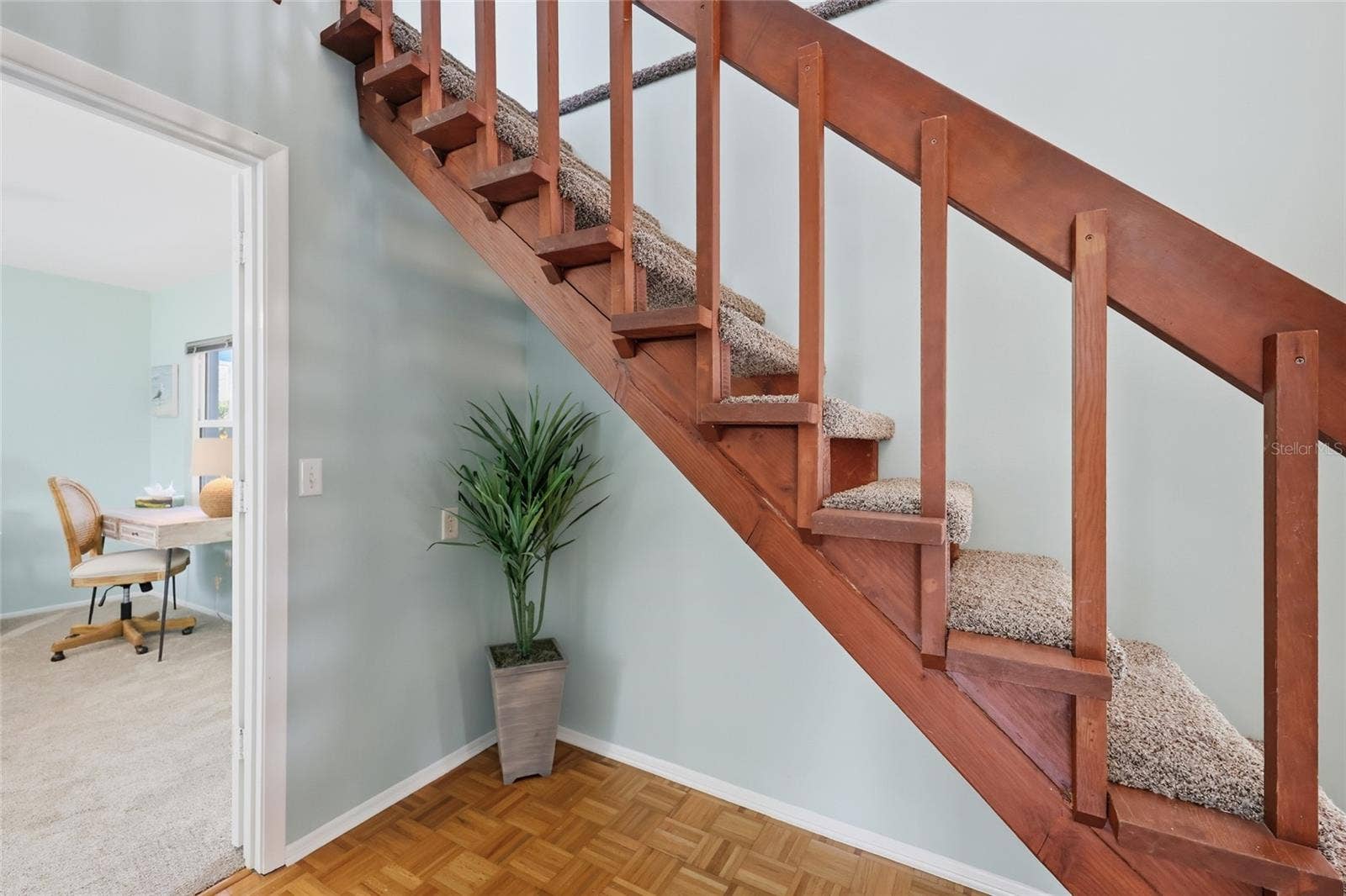 Stairs to loft