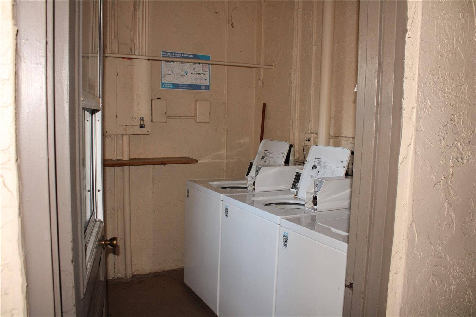 laundry room on each floor