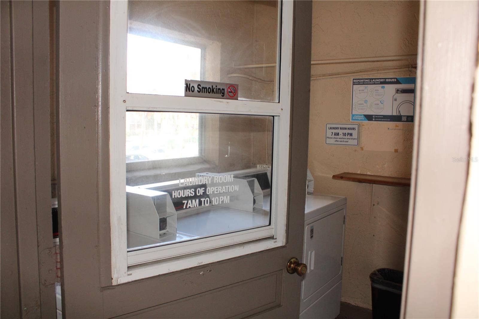laundry room on each floor