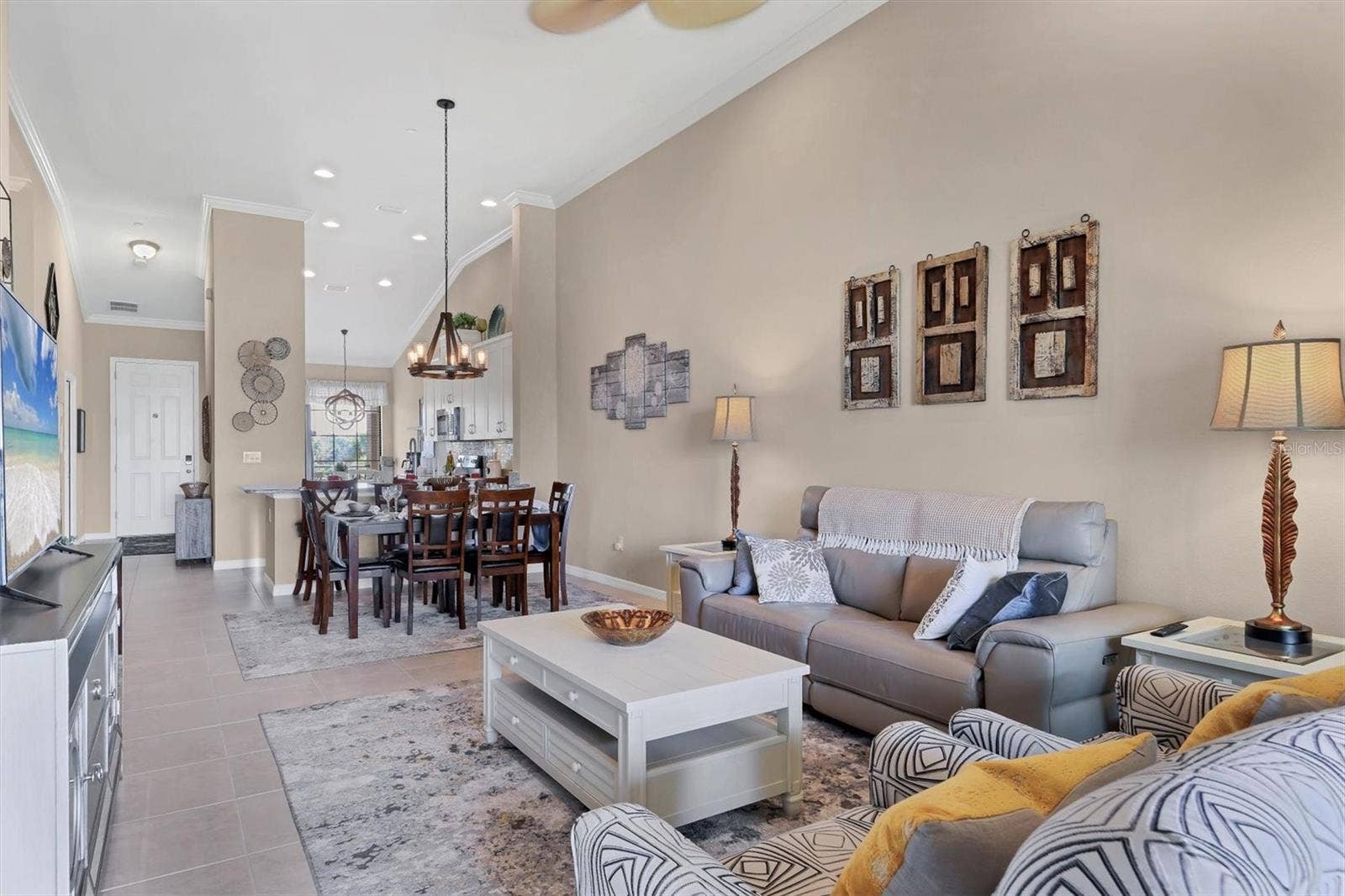 13719 MESSINA LOOP, #202, Lakewood Ranch, FL 34211 Living room dinign area