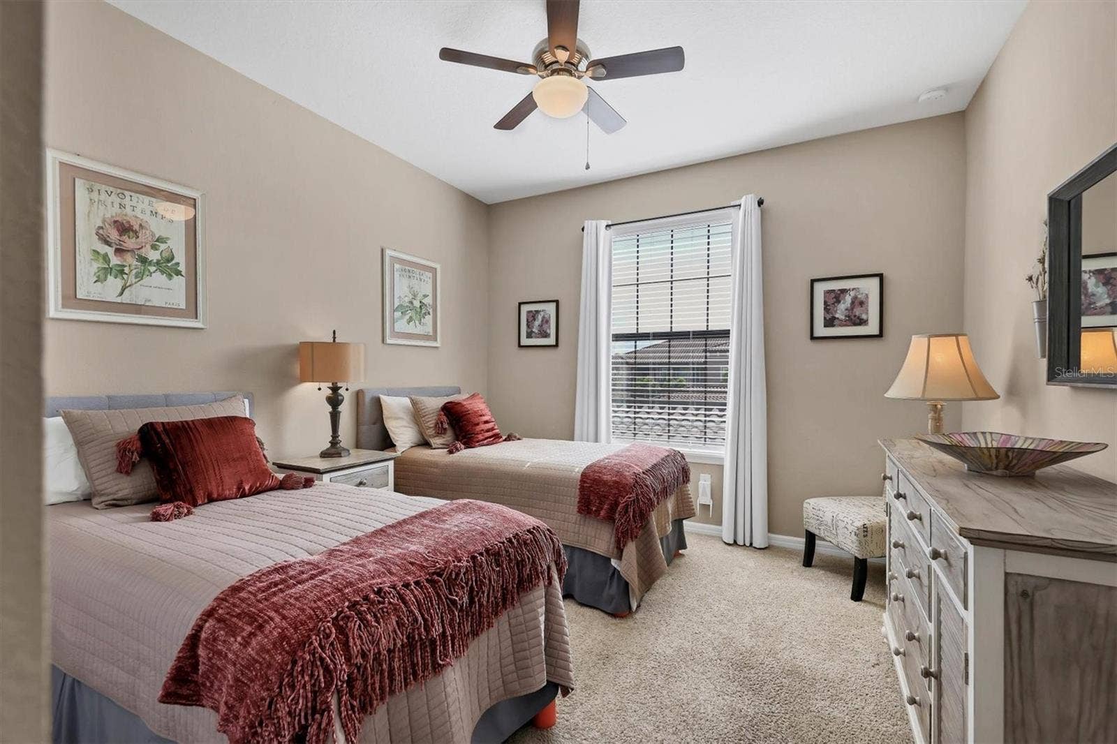 13719 MESSINA LOOP, #202, Lakewood Ranch, FL 34211 Guest bedroom with two beds