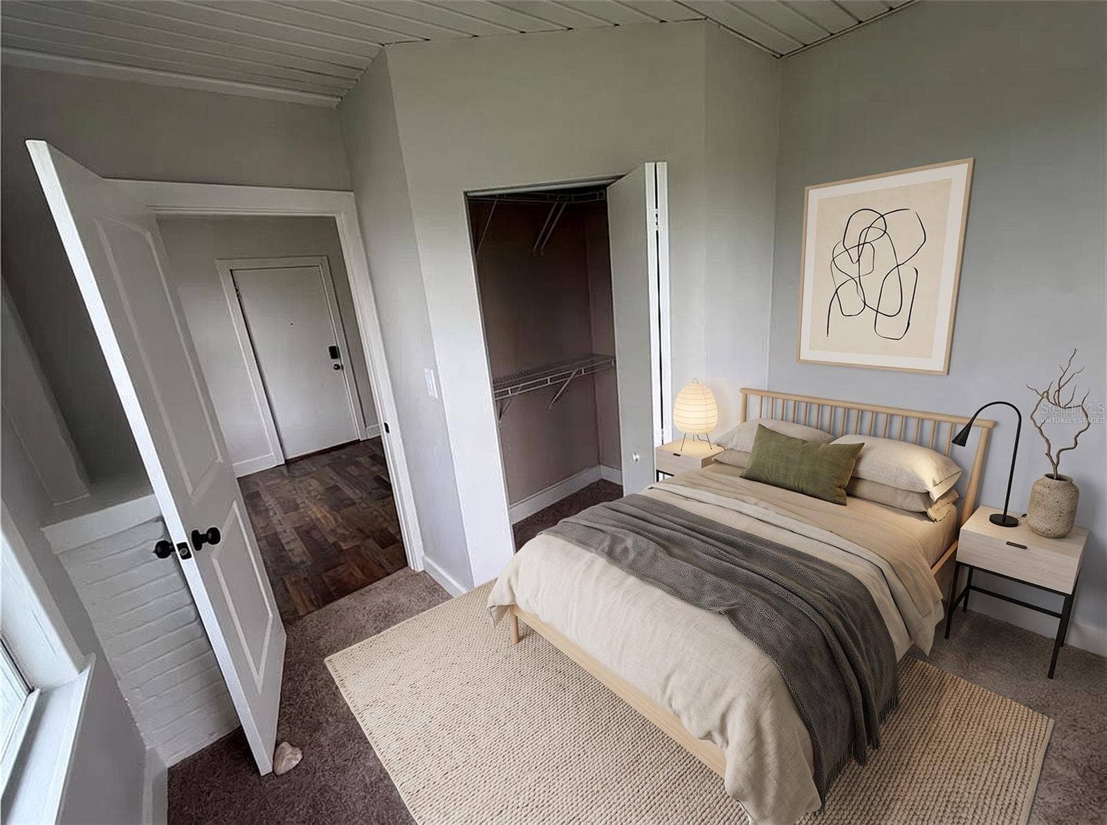 1199 KING AVENUE, Lakeland, FL 33803 Bedroom 2 "Virtually staged"