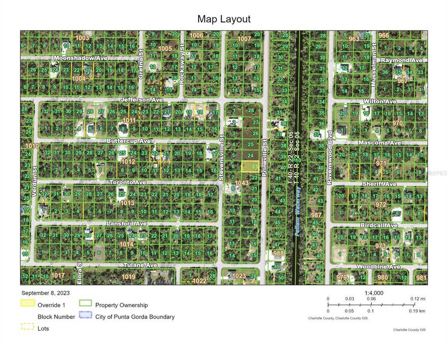 Property photo for 319 PRINEVILLE STREET, Port Charlotte, FL