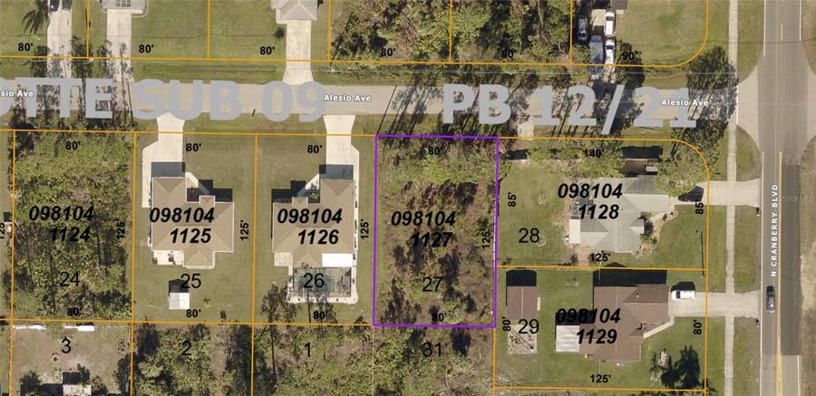 Property photo for LOT 27 ALESIO AVENUE, North Port, FL