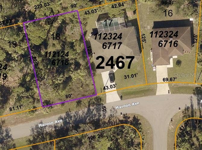 Property photo for MAROON AVENUE, North Port, FL