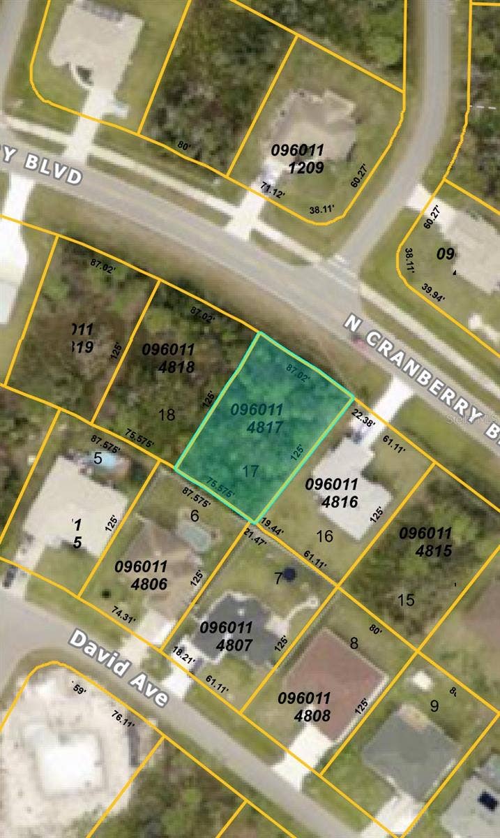 Property photo for N CRANBERRY BOULEVARD, North Port, FL