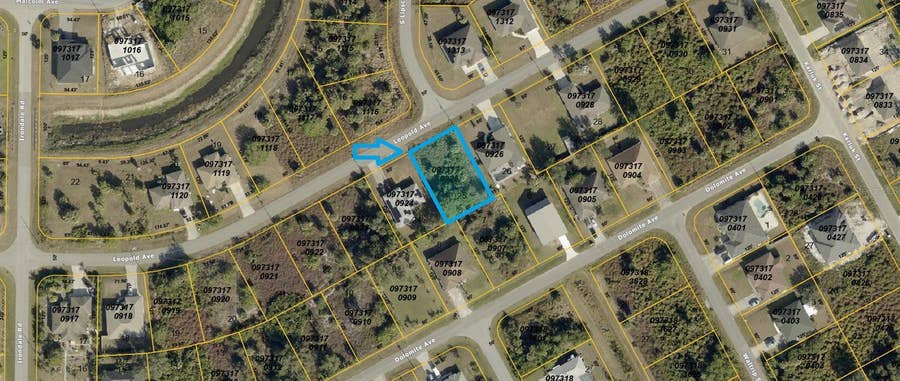 Property photo for LOT 25, LEOPOLD AVENUE, North Port, FL