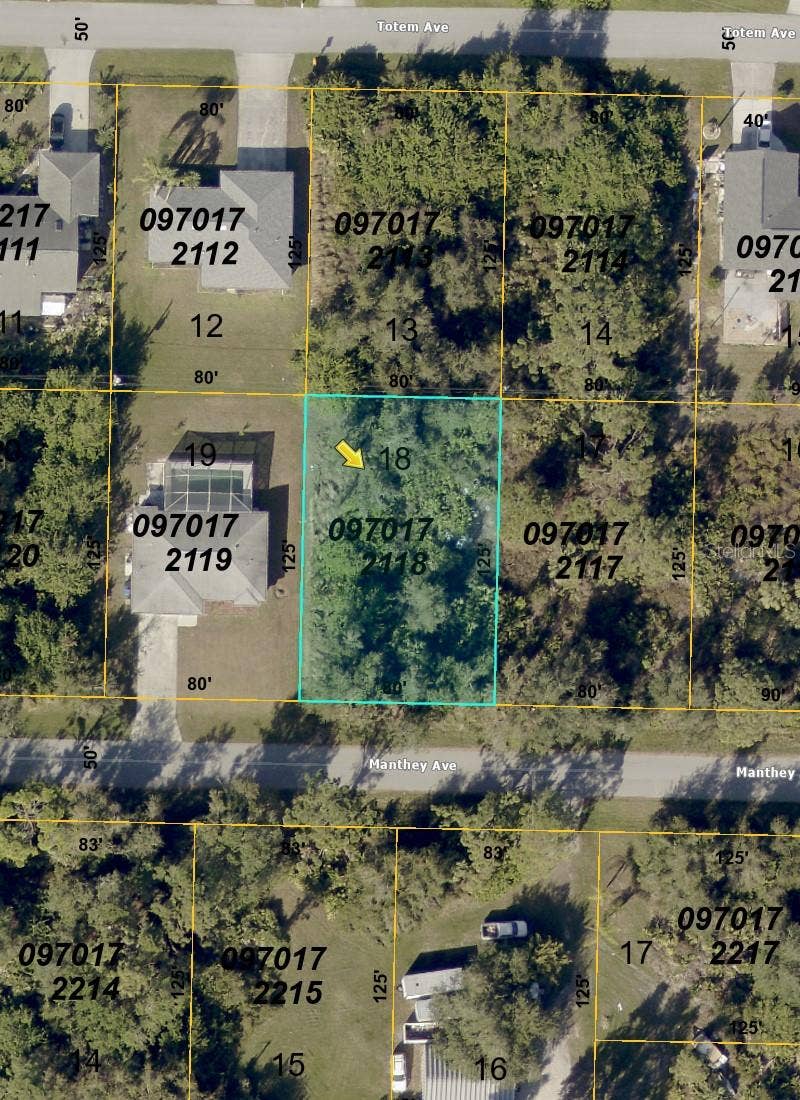 Property photo for Lot 18 MANTHEY AVENUE, North Port, FL