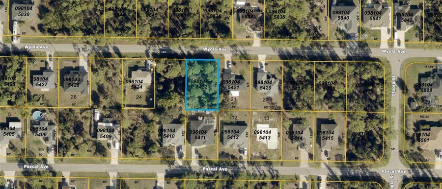 Property photo for Lot 22 WYOLA AVENUE, North Port, FL