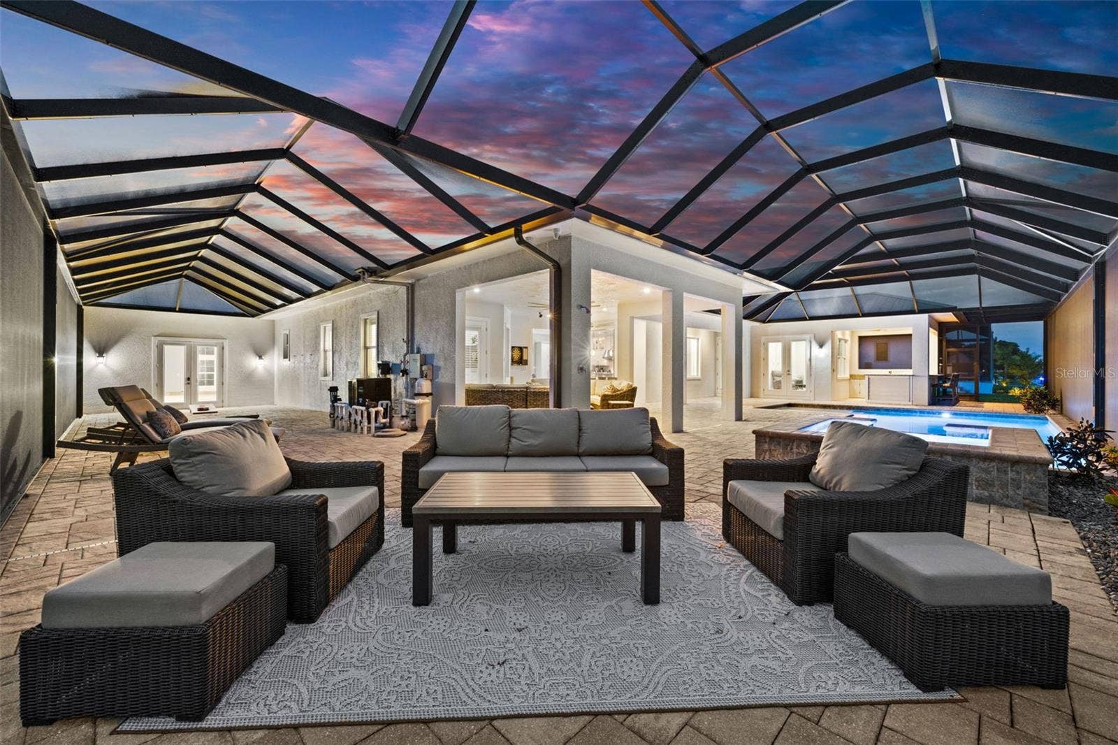 105 SW 52ND STREET, Cape Coral, FL 33914 A great place to gather in the evening