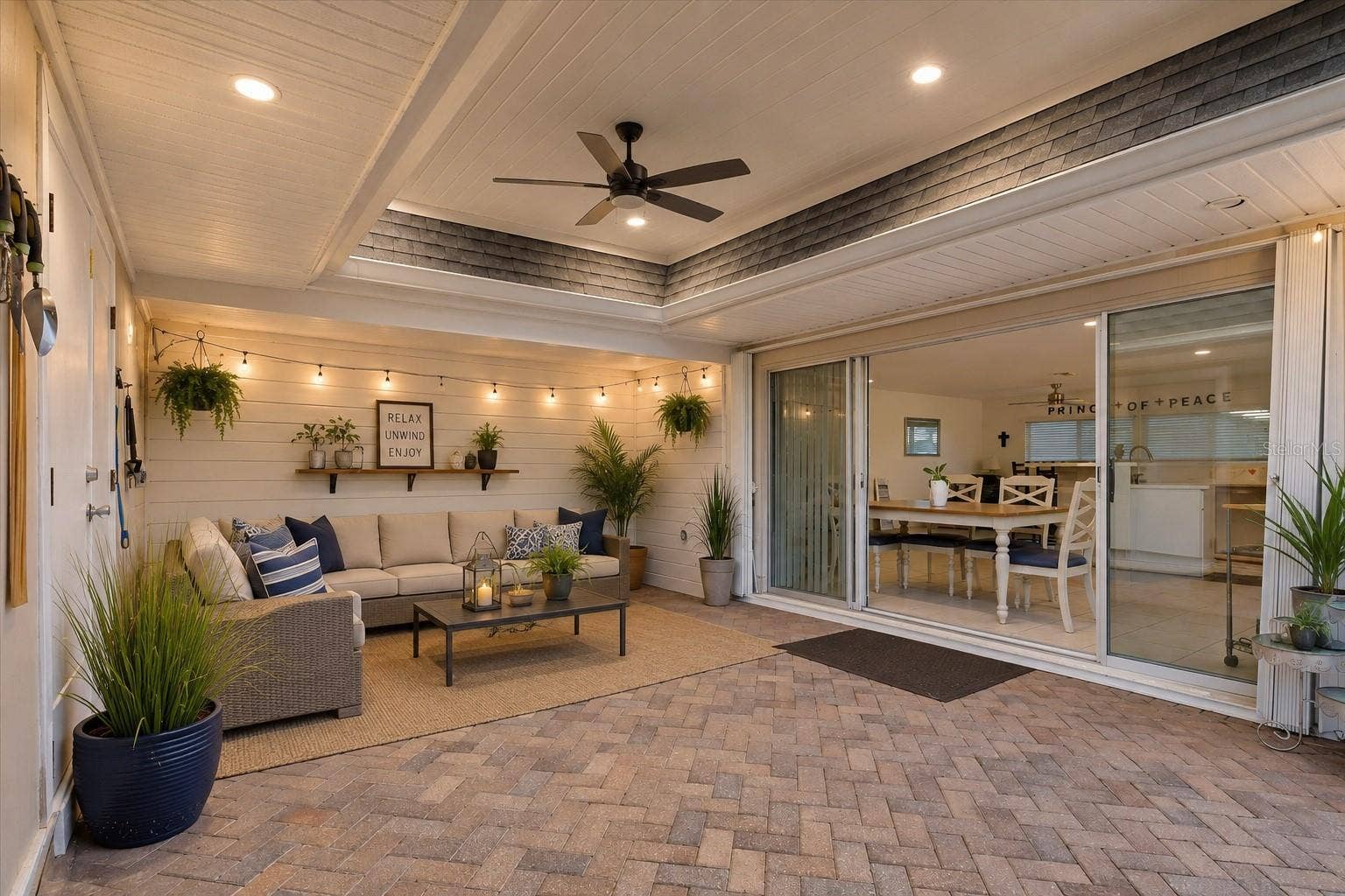 18579 ROBINSON AVENUE, Port Charlotte, FL 33948 Lanai Concept in the open space between