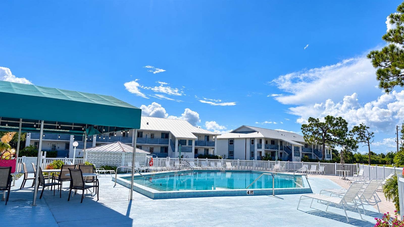 Second community pool with clubhouse and fitness room.
