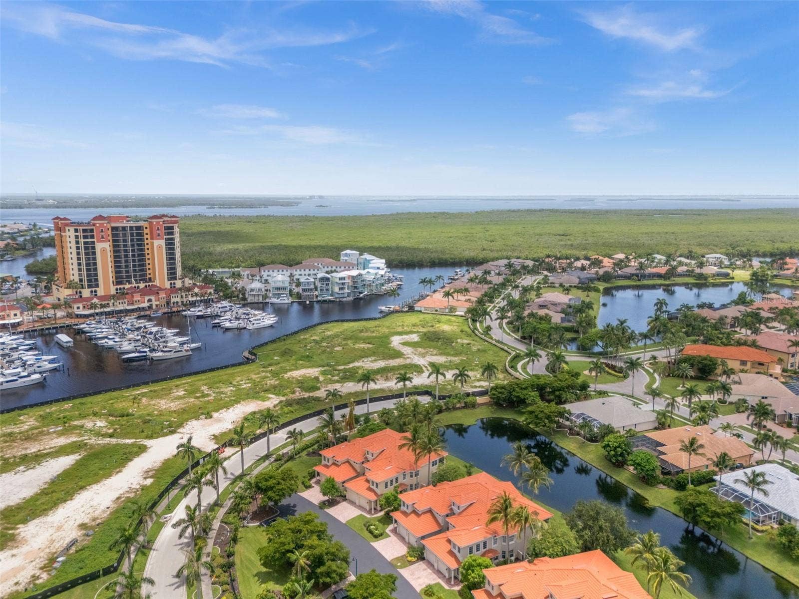 5626 CAPE HARBOUR DRIVE, #102, Cape Coral, FL 33914 Aerial View of Cape Harbour