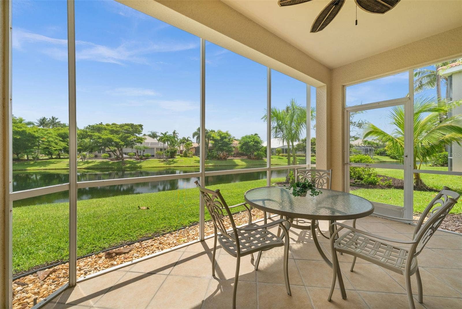 5626 CAPE HARBOUR DRIVE, #102, Cape Coral, FL 33914 Lake view from the Lanai