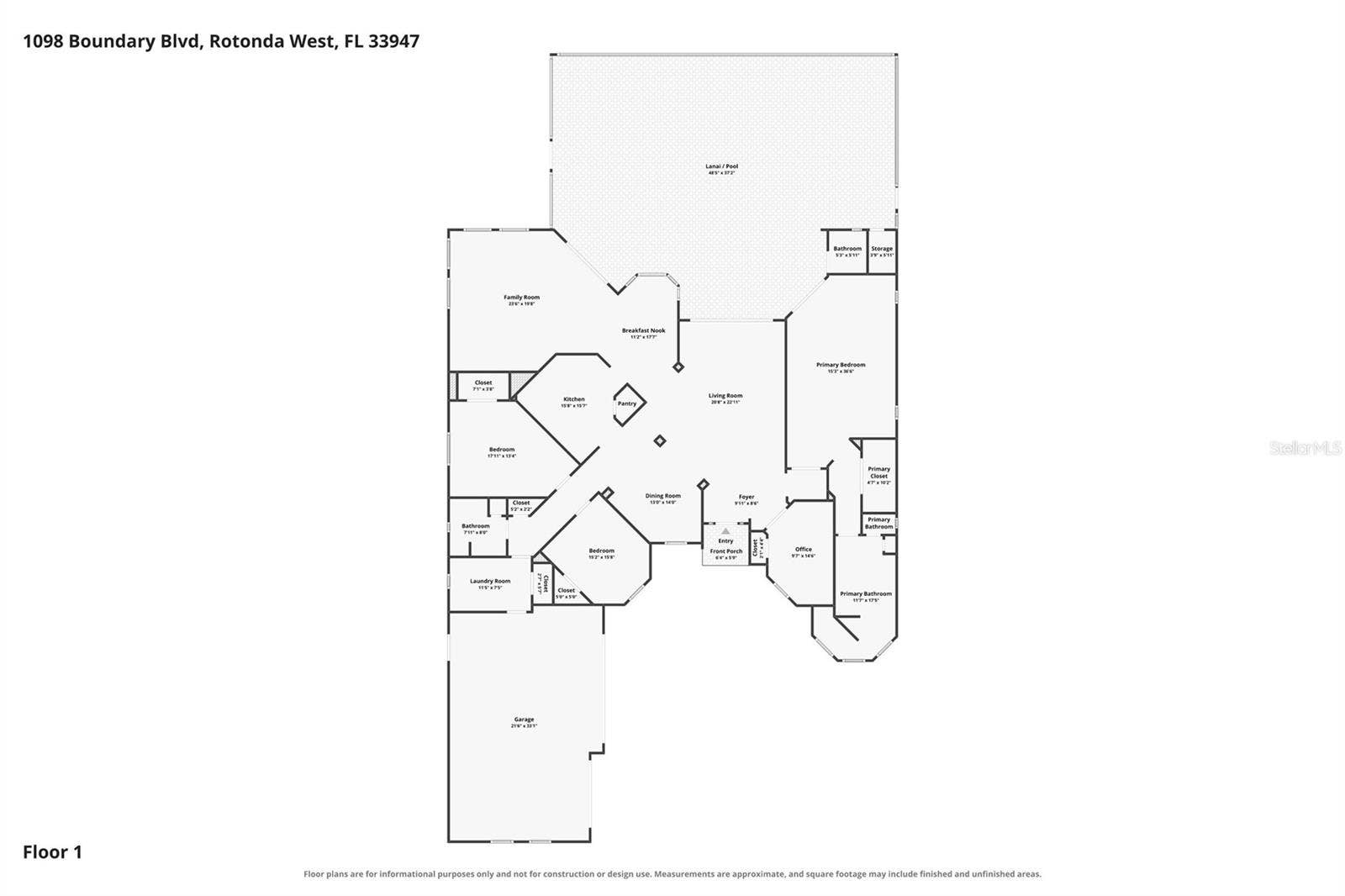 1098 BOUNDARY BOULEVARD, Rotonda West, FL 33947 1098 BOUNDARY BOULEVARD, Rotonda West, FL 33947