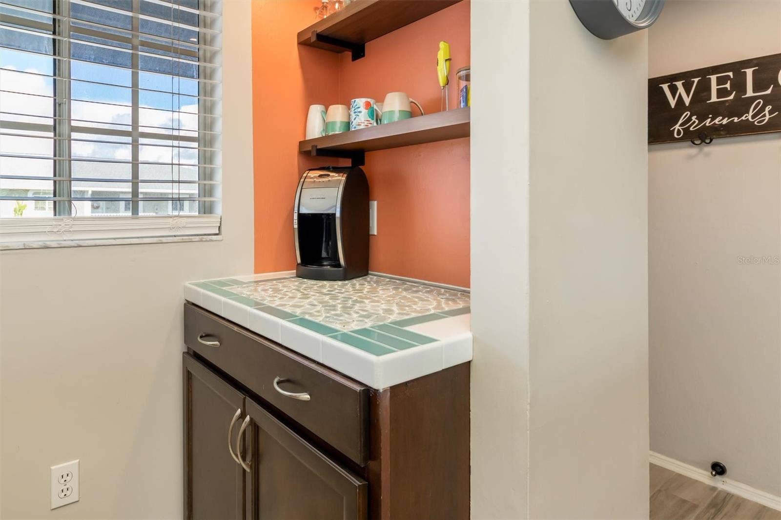 3310 LOVELAND BOULEVARD, #1105, Punta Gorda, FL 33980 SOLID WOOD SOFT CLOSE BEVERAGE AREA