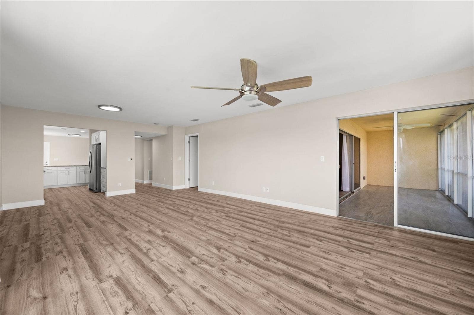 1345 SE 40TH TERRACE, #2E, Cape Coral, FL 33904 Lanai access from the living room