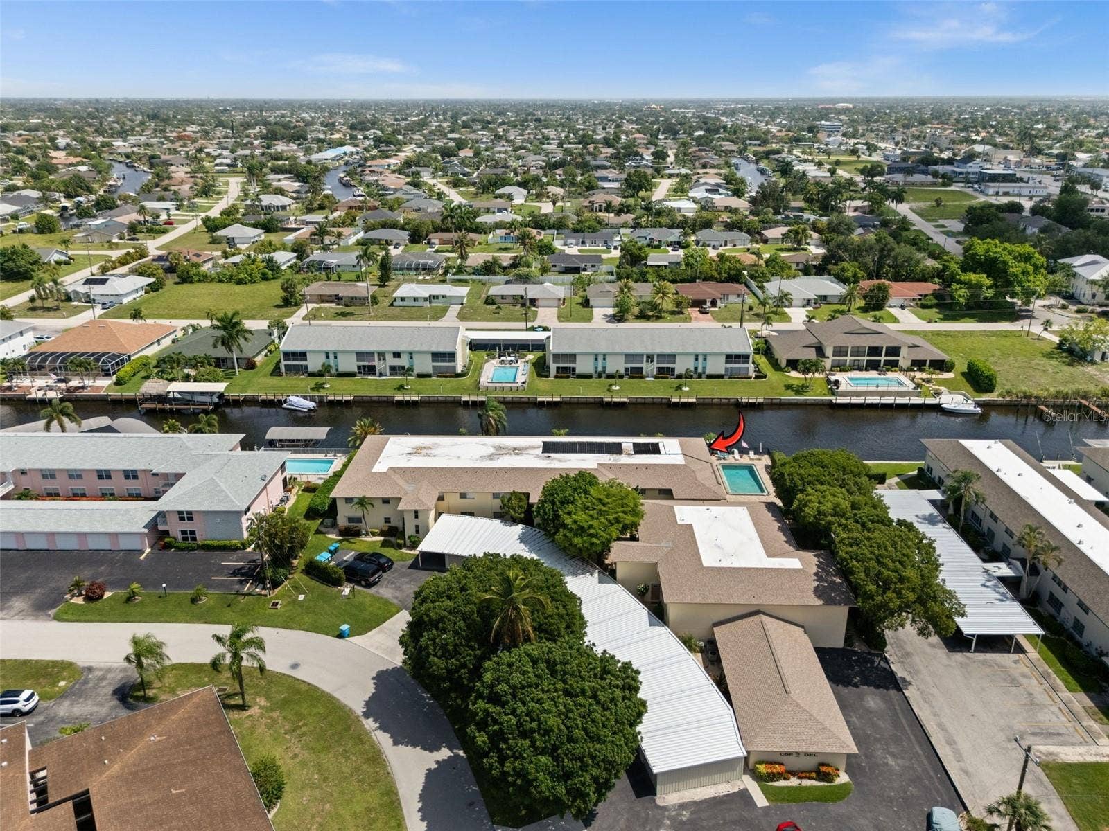 1345 SE 40TH TERRACE, #2E, Cape Coral, FL 33904 Aerial view