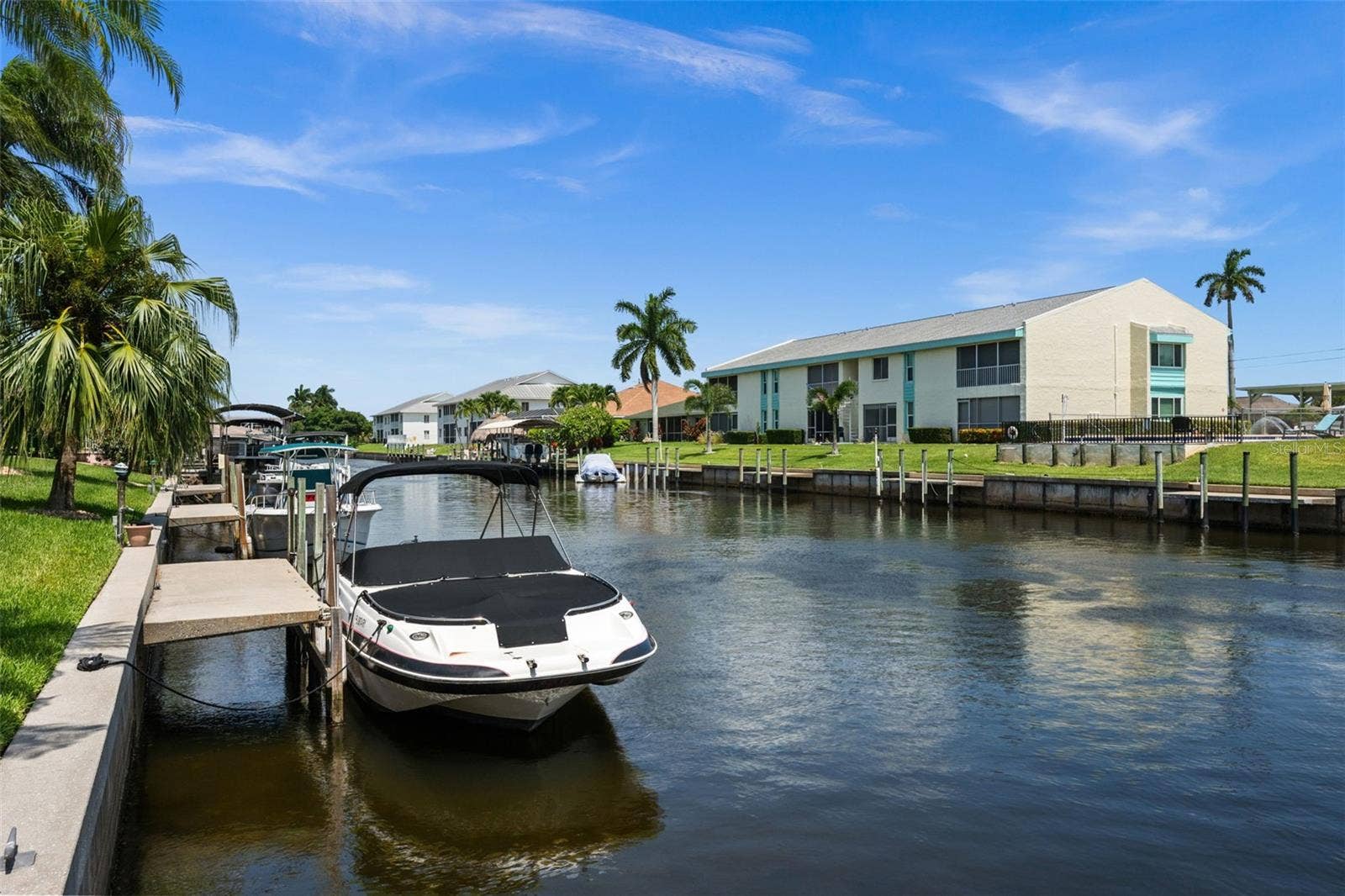 1345 SE 40TH TERRACE, #2E, Cape Coral, FL 33904 Waterfront on a Gulf Access canal. First come First serve assignable Slip.