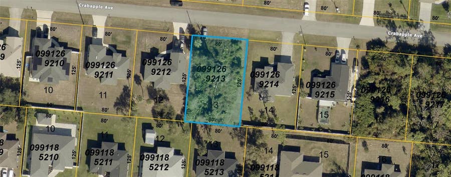 Property photo for LOT 13, CRABAPPLE AVENUE, North Port, FL