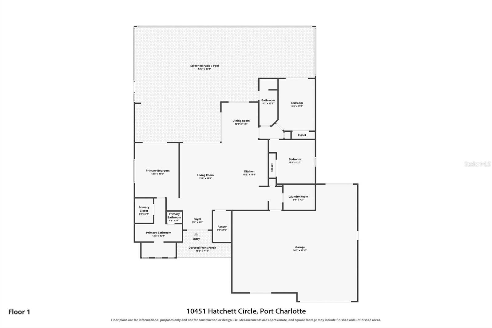 10451 HATCHETT CIRCLE, Port Charlotte, FL 33981 10451 HATCHETT CIRCLE, Port Charlotte, FL 33981