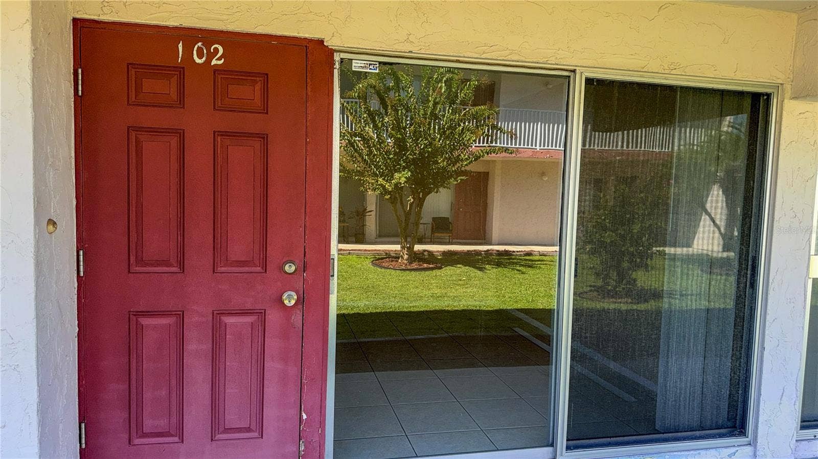 2920 CLARK ROAD, #102, Sarasota, FL 34231 Front Door Unit 102