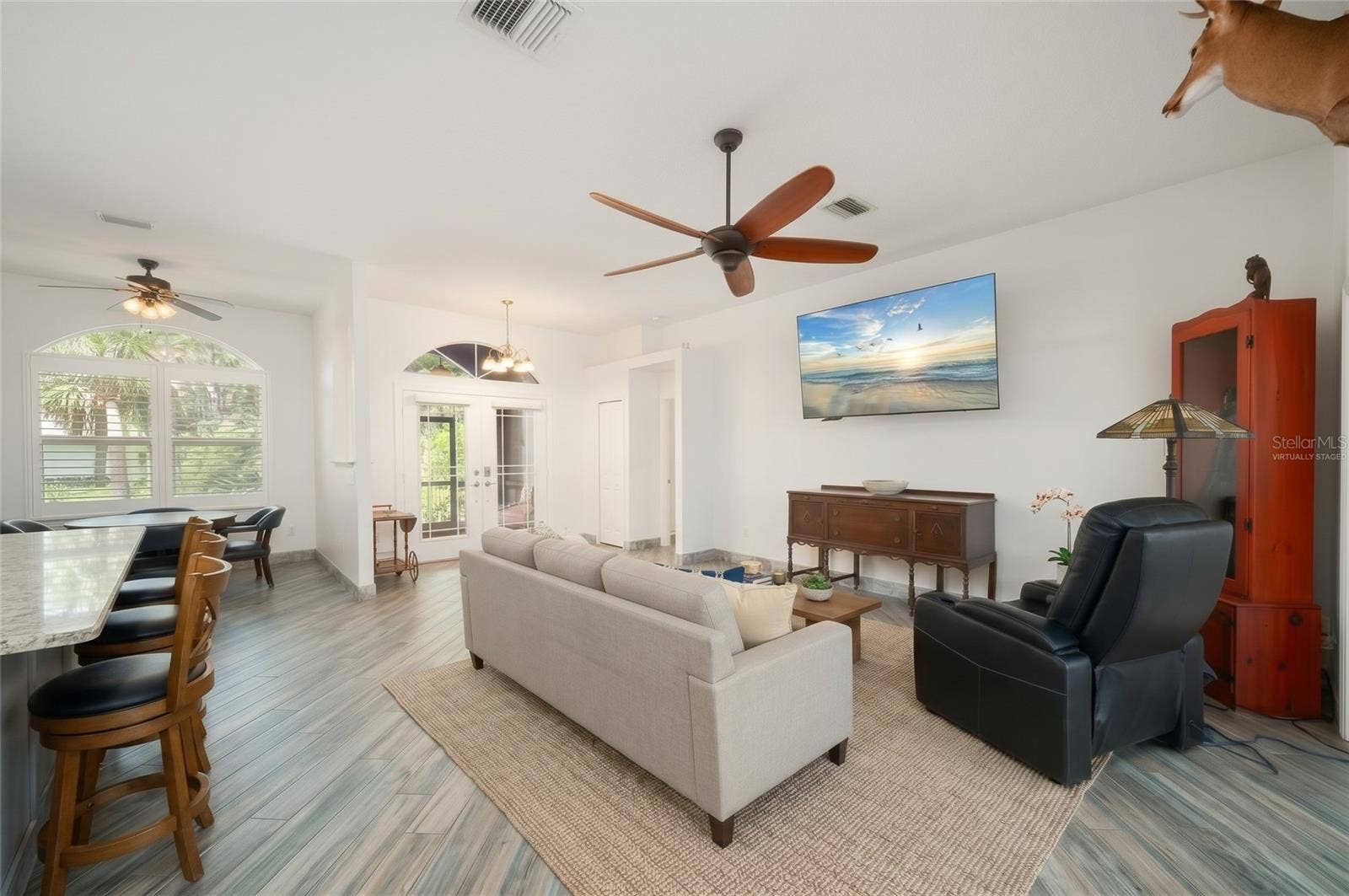 2508 TROPICAIRE BOULEVARD, North Port, FL 34286 Greatroom Virtually Staged