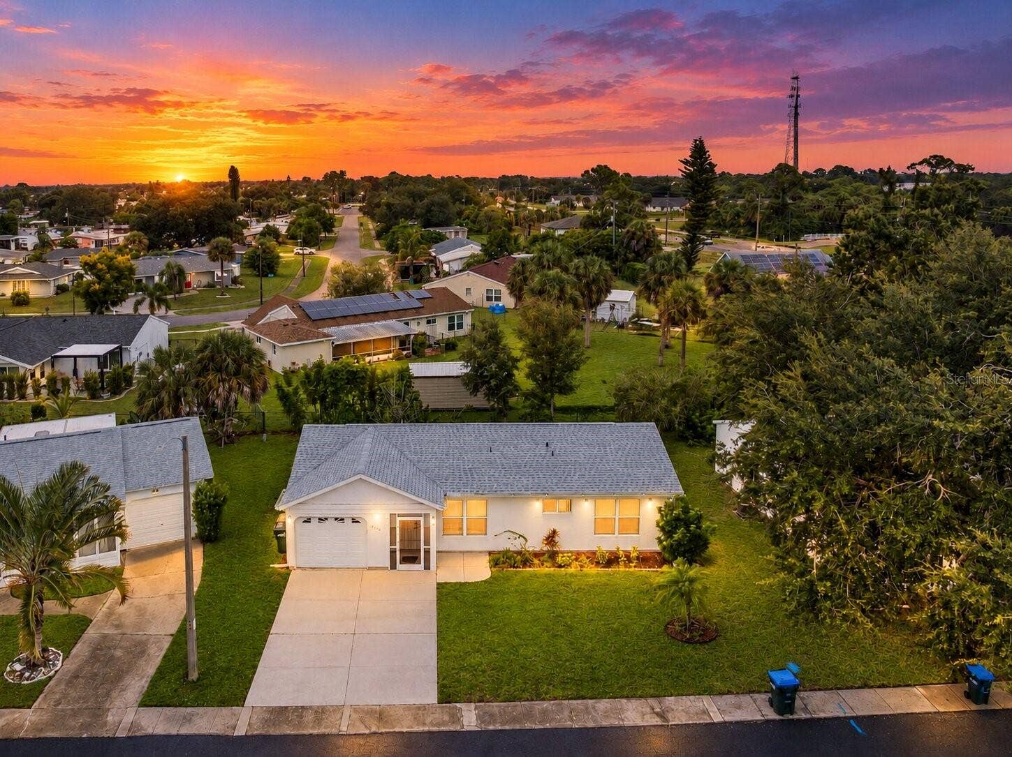 8130 PICKWICK ROAD, North Port, FL 34287 Aerial_8130PickwickRd_NorthPort_SunsetView_Twilight.jpg