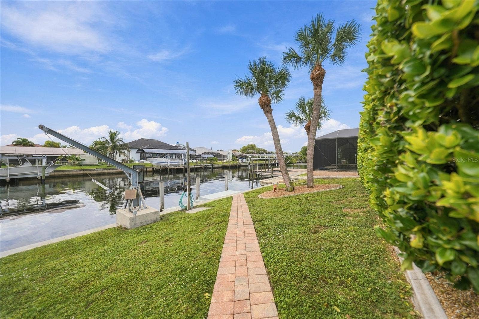 5242 FORBES TERRACE, Port Charlotte, FL 33981 Walkway to dock