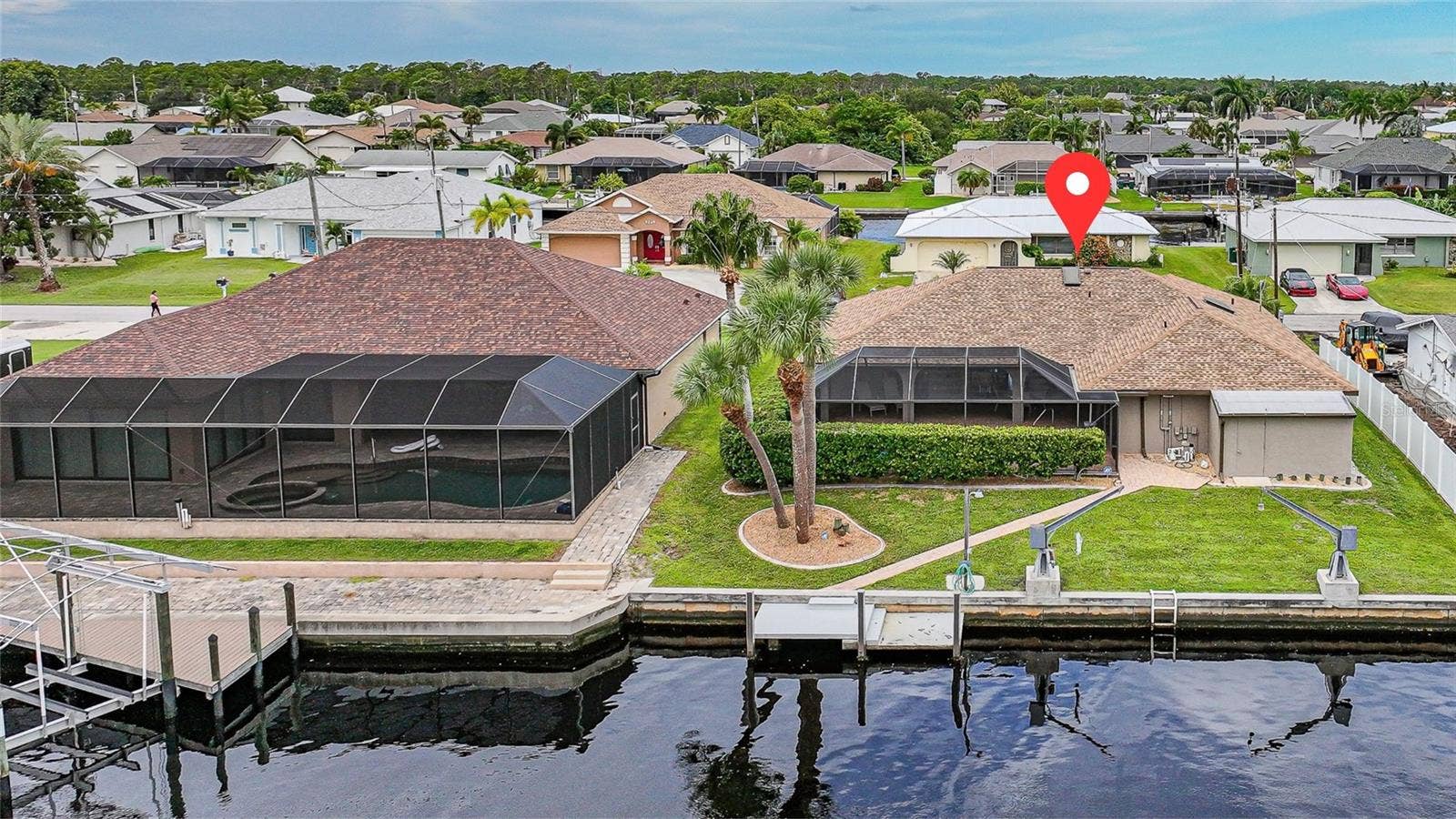 5242 FORBES TERRACE, Port Charlotte, FL 33981 Back of Home