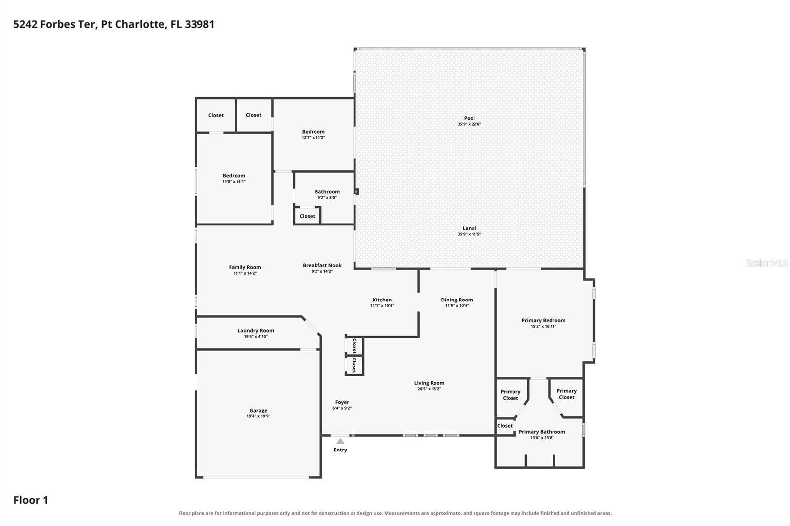 5242 FORBES TERRACE, Port Charlotte, FL 33981 Flood Plan