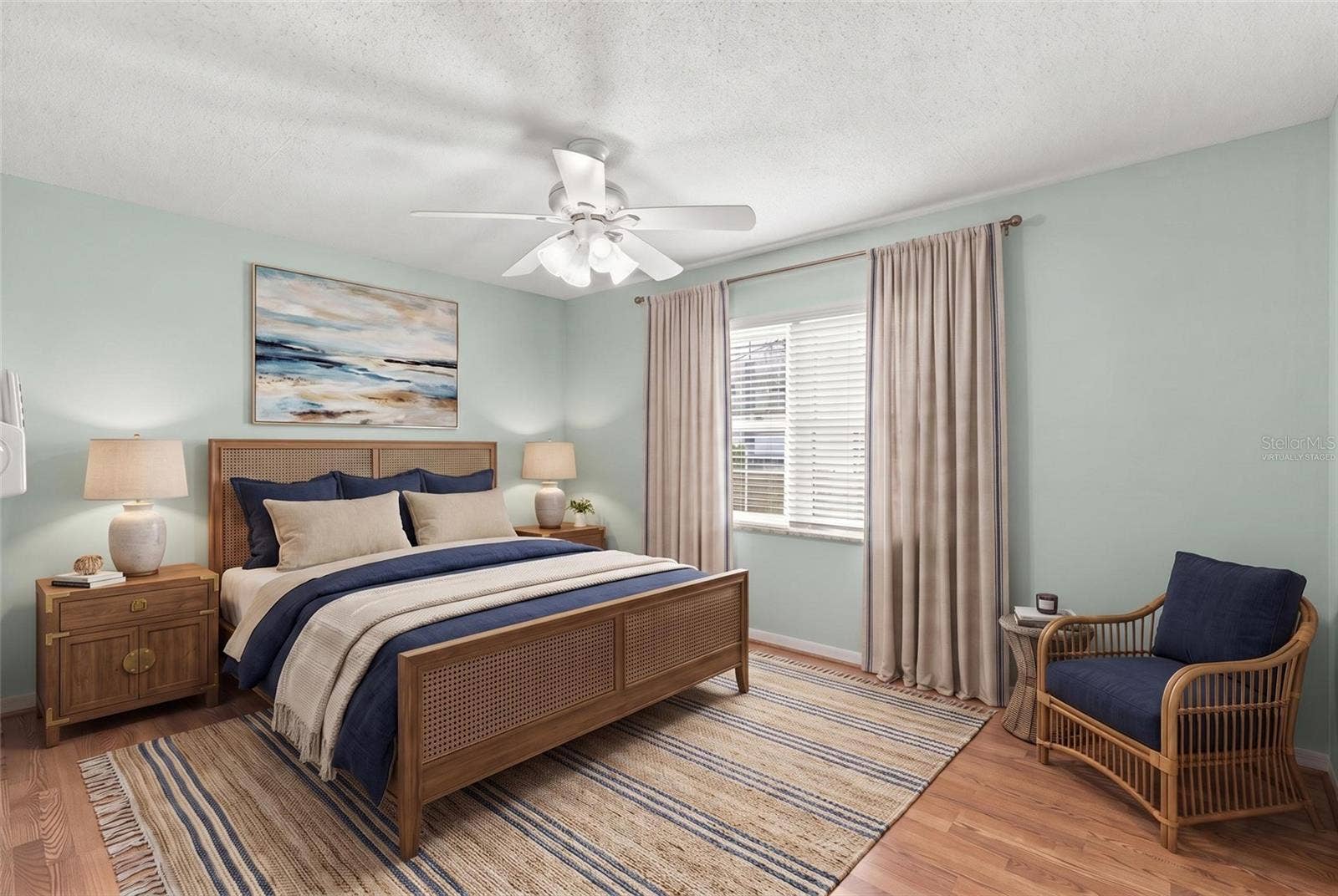 4158 TAMIAMI TRAIL, #P4, Port Charlotte, FL 33952 Master Bedroom- virtually staged