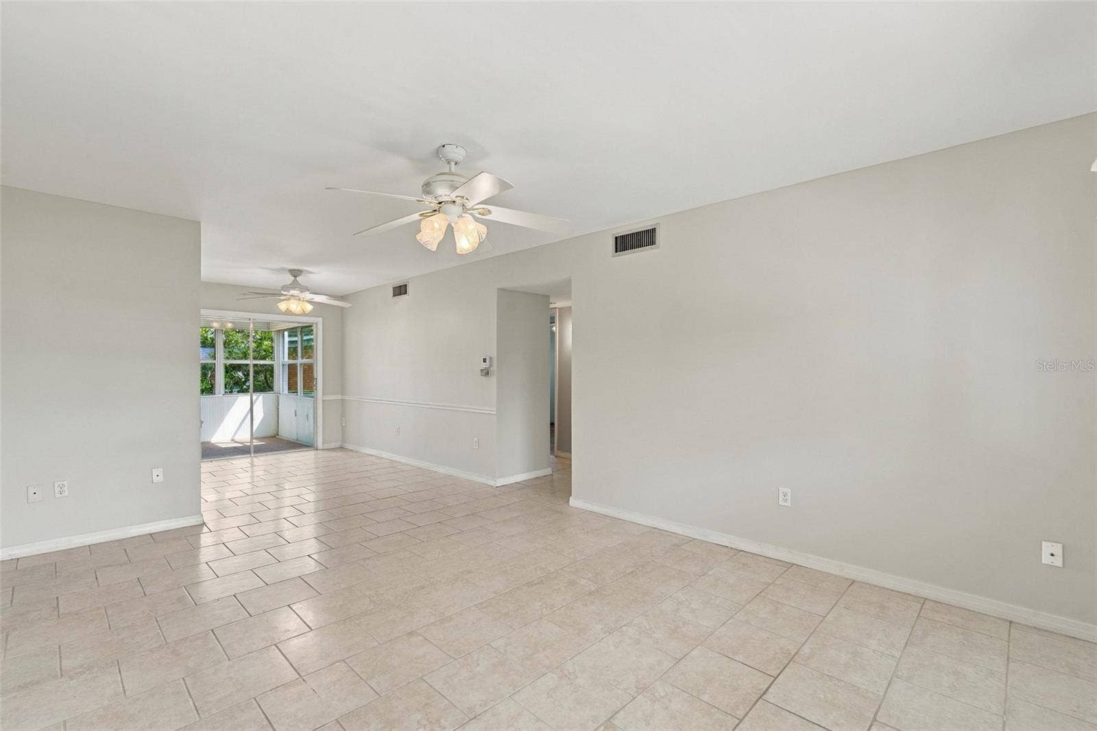 4158 TAMIAMI TRAIL, #P4, Port Charlotte, FL 33952 Living Room & Dining Room Vacant